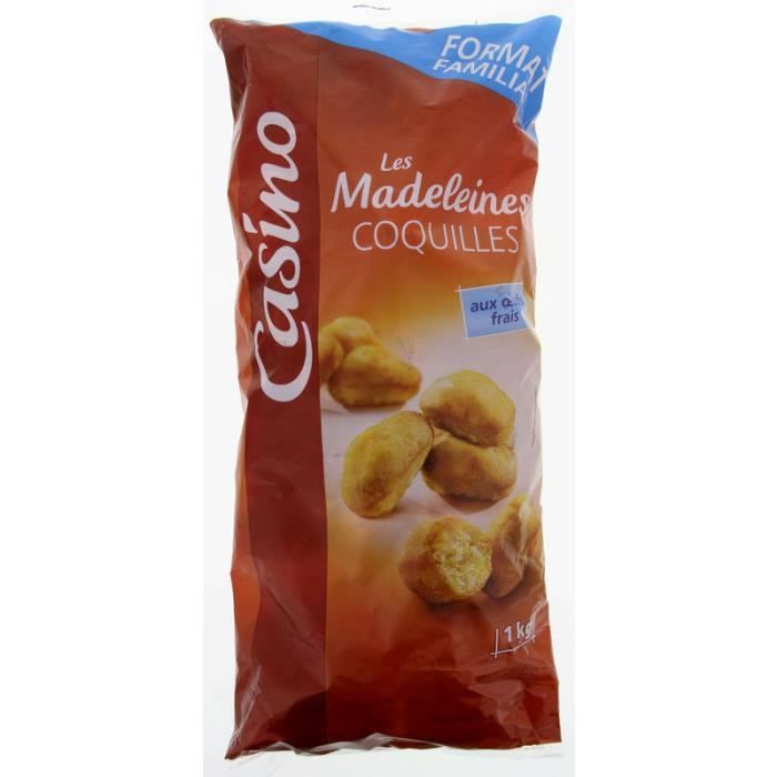 Les madeleines coquilles - Aux œufs frais - 1 kg