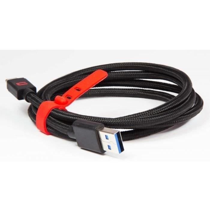 CROSSCALL Câble USB charge rapide - USB (M) pour USB-C (M) reversible