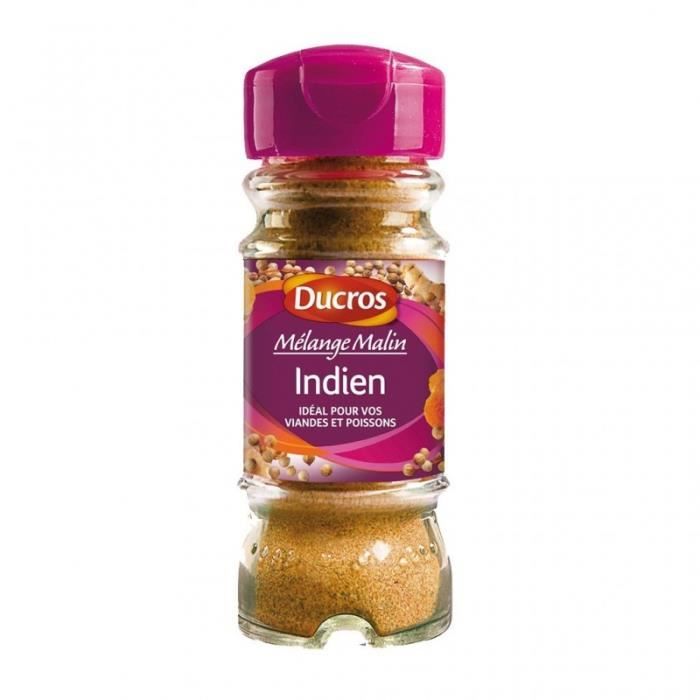 Ducros Mélange Malin Indien Idéal pour vos Viandes et Poissons 50g (lot de 3)