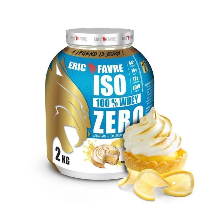 Iso Zero 100% Whey Protéine - Eric Favre Tarte Citron Meringuée