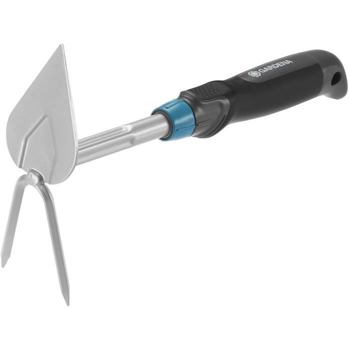 GARDENA Serfouette à fleurs Comfort 6cm Combisystem® - Acier enduit – Outil adapté tout travaux de sol – Garantie 25 ans (8955-20)