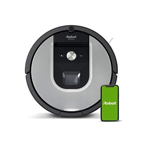 irobot Aspirateur Robot Roomba 971, connecté WiFi avec forte puissance d aspiration - 2 brosses anti-emmêlement en caoutchouc -