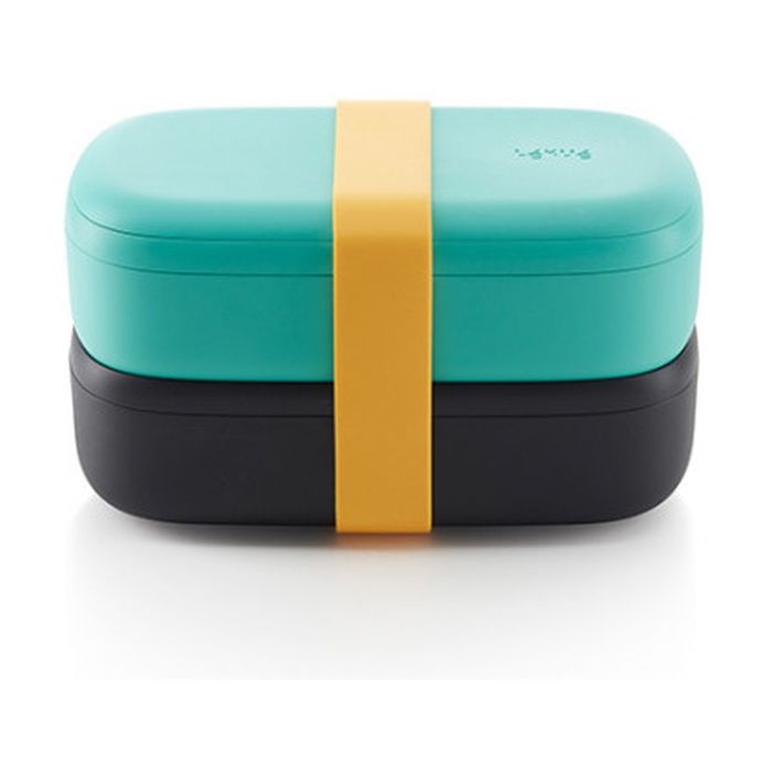 LÉKUÉ - Lunch box To Go vert turquoise