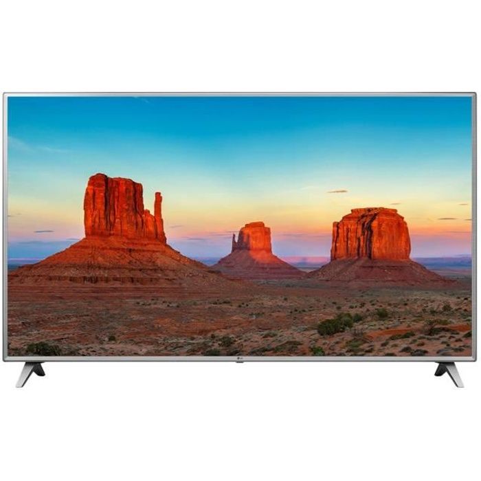 LG 75UK6500 TV LED 4K UHD 189 cm (75-) - SMART TV - 4 x HDMI - 2 x USB - Classe énergétique A