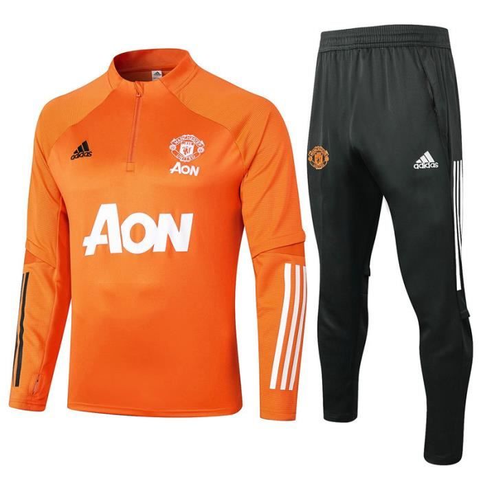 Survêtements Foot Homme Manchester United - Maillot Foot Enfants Garçon Homme 20-21 Survêtements Foot Maillot de Foot