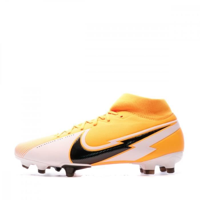 Chaussures de foot Oranges Homme Nike Superfly 7 Academy FG
