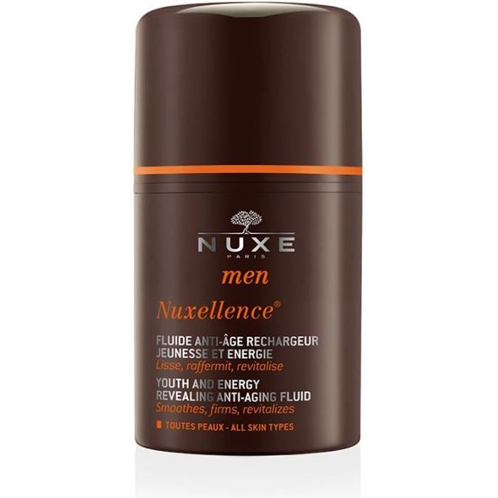 NUXE MEN - NUXELLENCE - Fluide Anti-Age Rechargeur Jeunesse et Energie - 50 ml