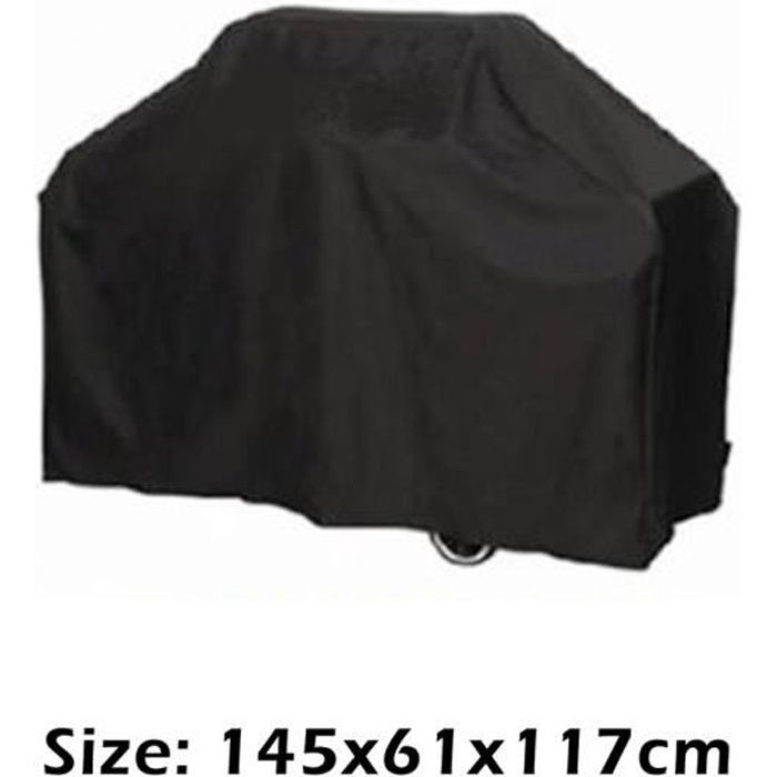 Housse Barbecue BBQ Protection Etanche Anti Poussière Anti Pluie 145x61x117cm