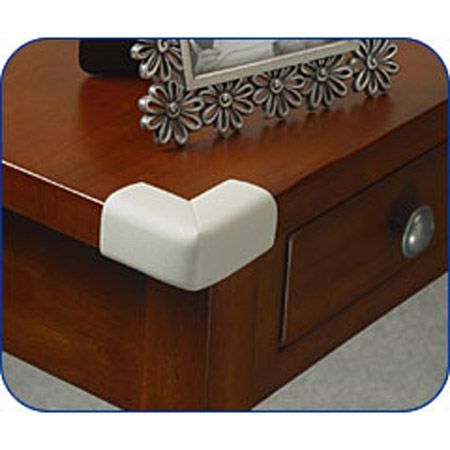4 COINS de table, petit modèle - gris clair
