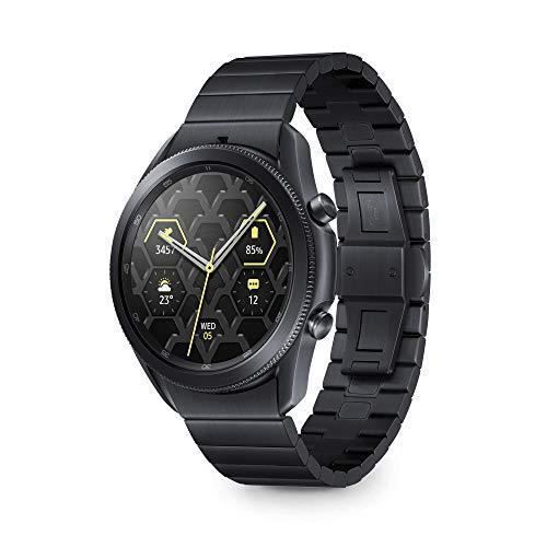 Samsung Montre Connectée Sport Galaxy Watch3 Bluetooth, boîtier 45 mm et Bracelet en Titane, capteur de Chute, Surveillance de 40