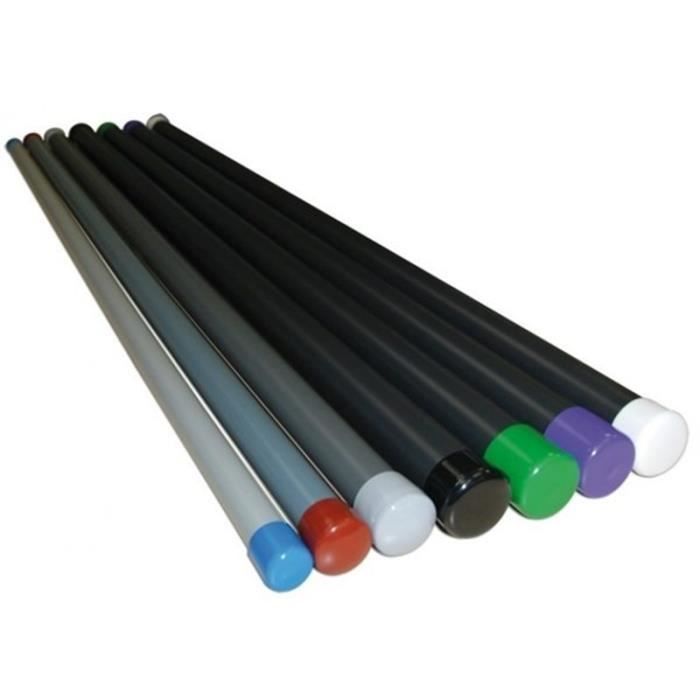 Barre lestée Acier poids au choix 1,5 Kg Couleur Multiples