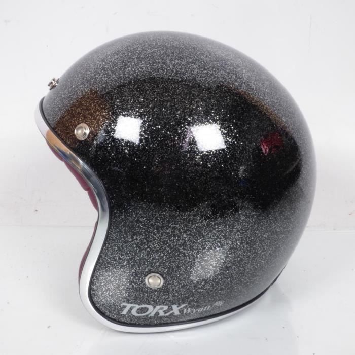 Casque Torx pour moto Torx Taille S Wyatt Glitter Black
