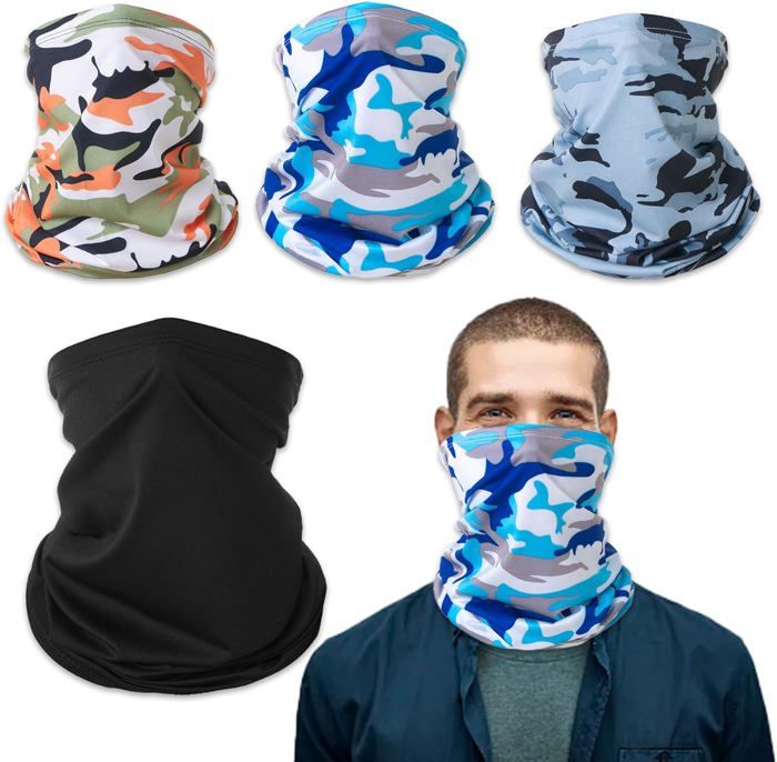 Cache Cou Uomo E Donna - Sciarpa Tubolare Per Moto, Ski E Sport Invernali, Traspirante E Morbida - Foto 4