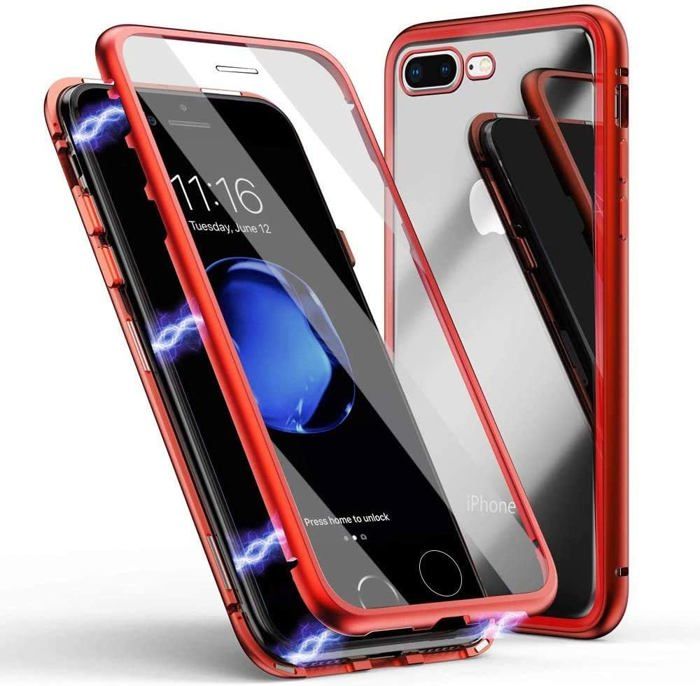 Miss Arts Coque Pour IPhone 8 Plus / 7 Plus,Fille Silicone Paillette