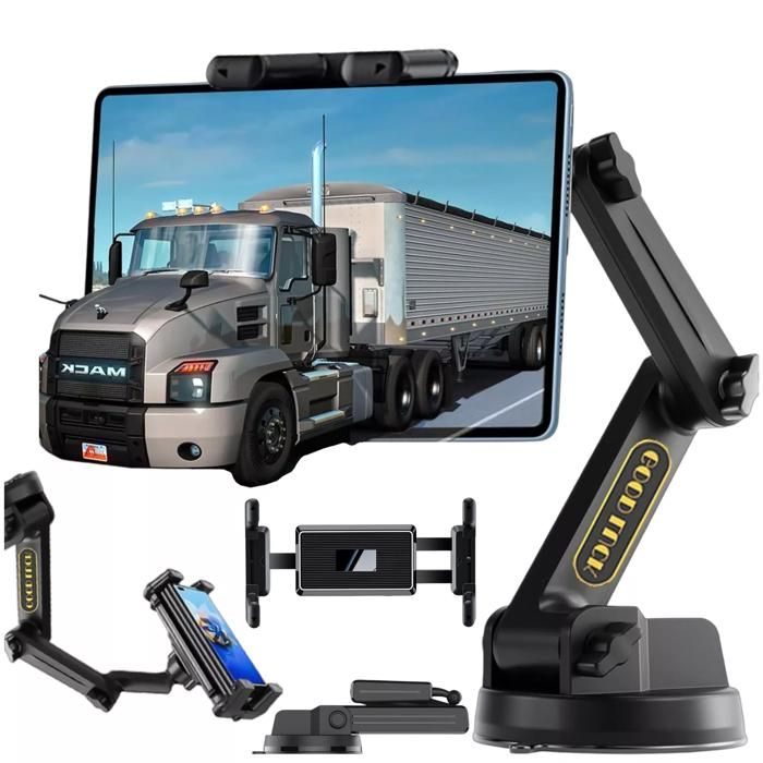 Mount-It! Support de siège d'ordinateur portable sans perçage, design réglable à mouvement complet pour voiture, camion, voiture, camionnette