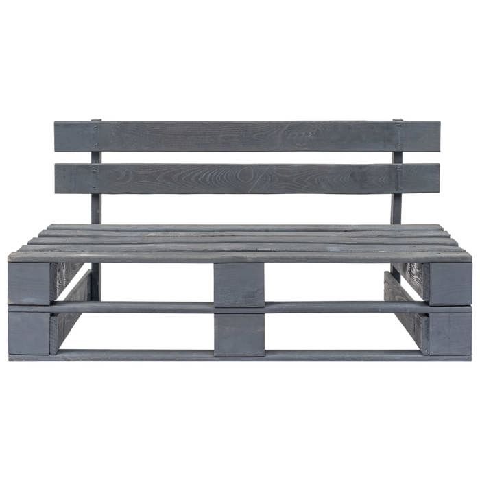 CLOUD Banc dextérieur banquette Banc palette de jardin - élégant Design - bois gris CHYNEW6847625