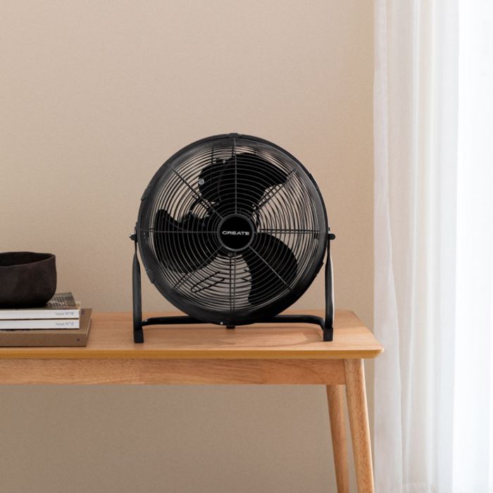 Ventilateur de sol - Create - AIR FLOOR RETRO - 3 vitesses - Moteur cuivre - Silencieux - Create