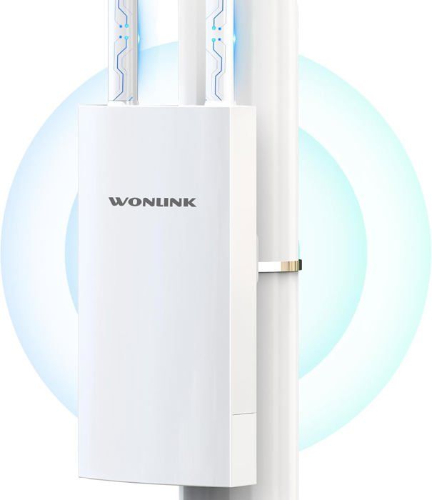 Outdoor Point DAccès Wifi Poe Borne Wifi Extérieur Ip66 Avec 2 Port Ethernet Gigabit Ac1200 Mbps Amplificateur Wifi Exterieur