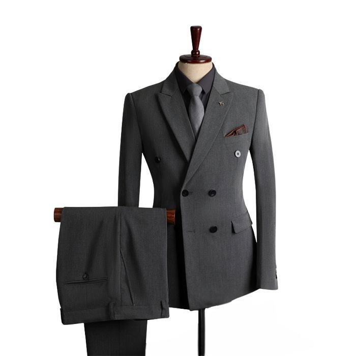 Costume Homme De Mariage 3 Pièces Ajusté À Un Bouton Élégant main image 0