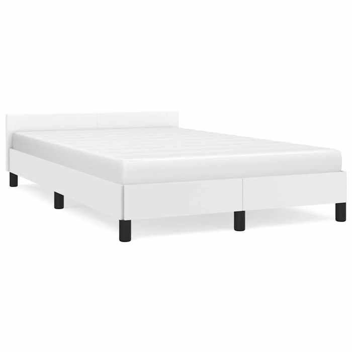 Cadre de lit avec tête de lit - Double/2 Personnes - Intemporel - blanc 120x200 cmCdiscount2025 FAFA8142