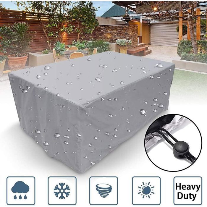Couverture/Housse de protection/Bâche de protection pour salon de jardin - 210 * 110 * 70 cm - Pour les Meubles comme Table de j