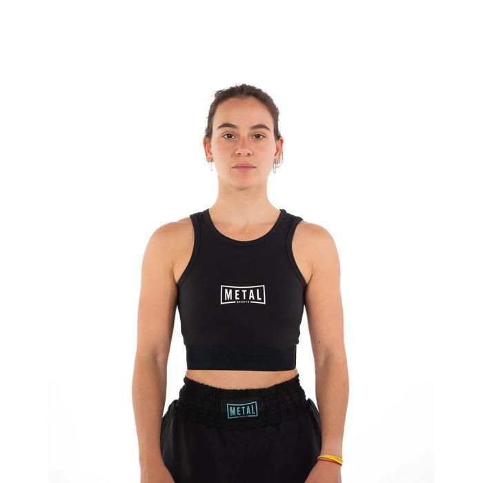Brassière femme Metal Boxe - noir Brassière femme Metal Boxe - noir