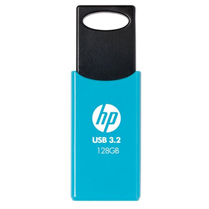 Clé USB - HP - 712w - 128 Go - USB 3.2 Gen 1 - Bleu - Lecture 120 Mo/s