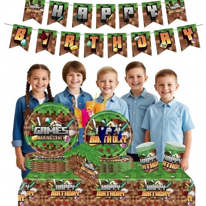 Deco Anniversaire Gamer Garçon 12 Ans, Decoration Anniversaire Gaming