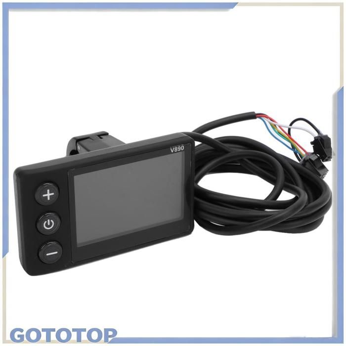 Écran LCD universel pour vélo électrique 24V 36V 48V 60V compteur écran couleur V890 pour le cyclisme