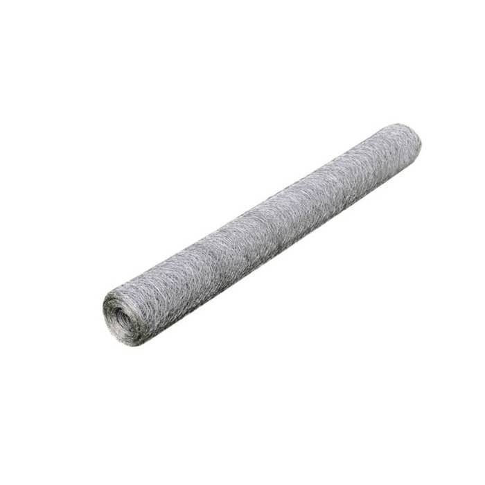 VIDAXL Grillage pour volière Acier galvanisé 25 x 1 m Argenté -(4.4 kg) BONNE5606
