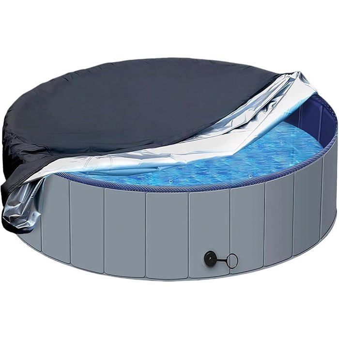 Housse De Protection For Piscine Ou Spa 160 X 30 Cm Couverture De Piscine Pour Chien Bache Piscine Ronde Avec Cordon De Serrage