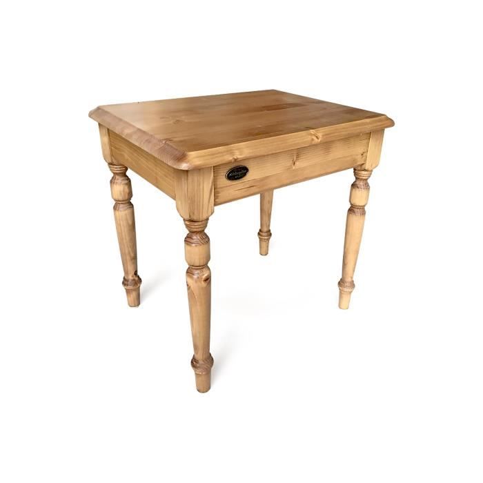 console vintage sapin - abc meubles - teinte anglaise - bois massif - marron - vintage