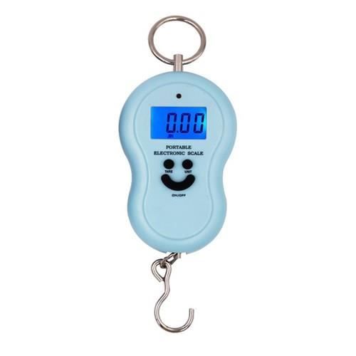 Balance à Bagages électronique 50 Kg – Précision 10 G, écran LCD Rétroéclairé – Portable Pour Voyage, Pêche, Bijoux