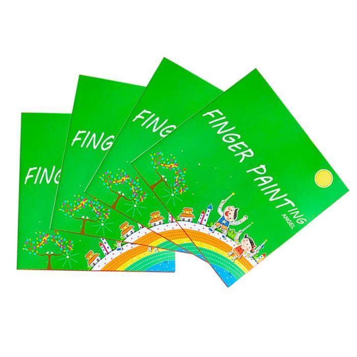 Kit de peinture au doigt pour enfants – Non toxiques, lavables