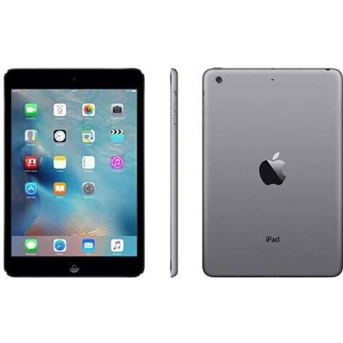 Apple iPad Mini 2 Grade B : A1489 / 16 Go / WIFI /  7.9 / Gris Sidéral / Vendu avec chargeur et cable USB