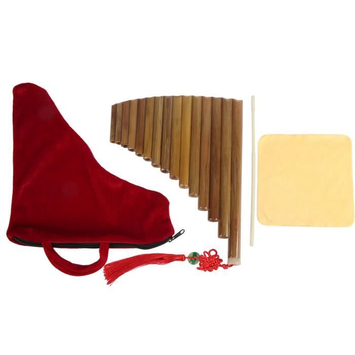 Flûte De Pan Musique Flûte De Pan 15 Tuyaux Clé G Instrument De Musique