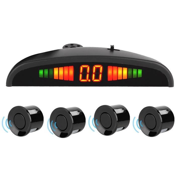 Kit De Stationnement 4 Capteurs + Écran LED + Buzzer | Système De Radar De Recul Pour Voiture