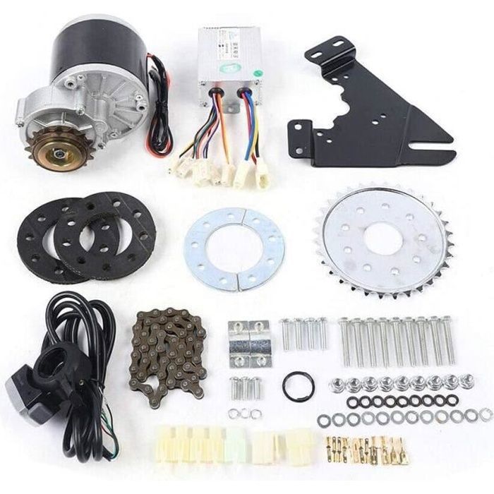 Kit de conversion de vélo électrique 350 W 24 V/36 V - Kit de conversion pour vélo électrique