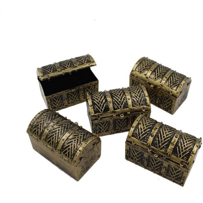 Lot de 10 mini coffres au trésor de pirate pour enfants Boîte à — free download