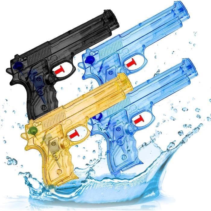 Pistolet A Eau Enfant,3 Pièces Mini Pistolet A Eau,Jouet D'Eté Pistolet à Eau,Water Gun,Petit