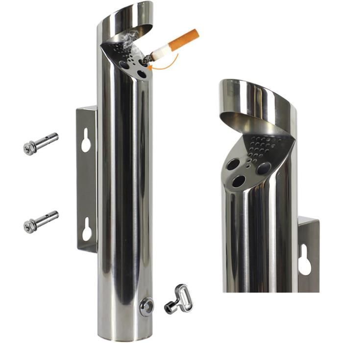 Cendrier Mural Extérieur Cendrier De Sécurité En Acier Inoxydable Pour La Restauration A La Maison Cendrier Coupe Vent Et Cendrier Sur Pied Yx