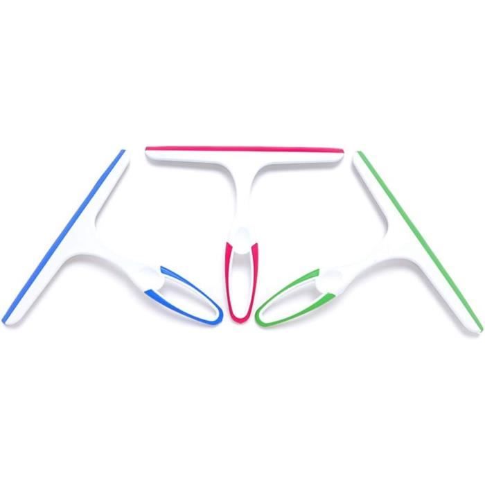 2 Grattoirs Minces Rouges Pour Vitres De Voiture - Nettoyage Des Teintes Vinyle, Caoutchouc, Enlève L'eau