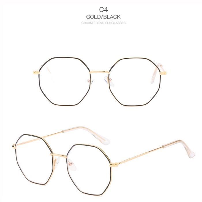 Monture lunette hexagonale top