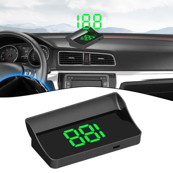 Affichage tête haute GPS HUD pour voiture, Compteur de vitesse