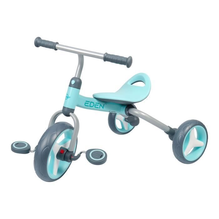Tricycle Tandem Double Siège Avec Panier – Poussette Anti-Renversement Pour Enfants De 2 à 8 Ans