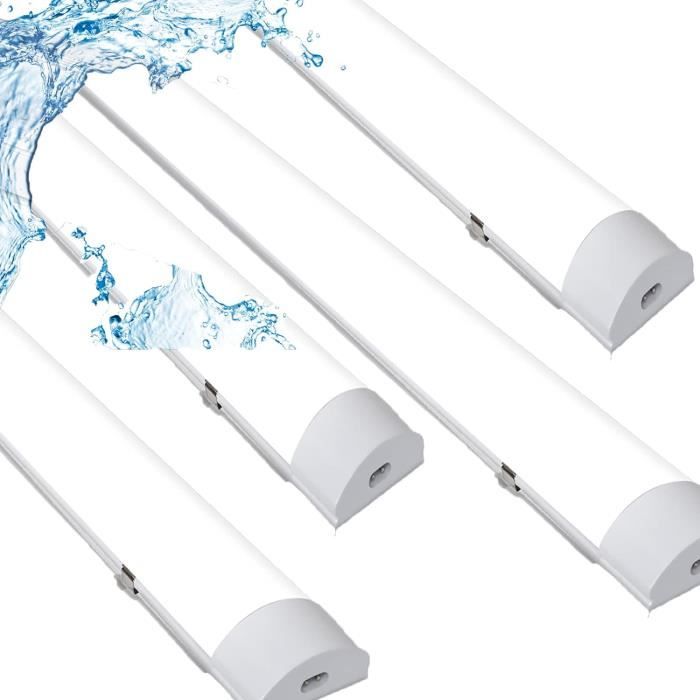 4X Luminaire Led Étanche 18W, Tube Led 60Cm, 4000K 1530Lm ...