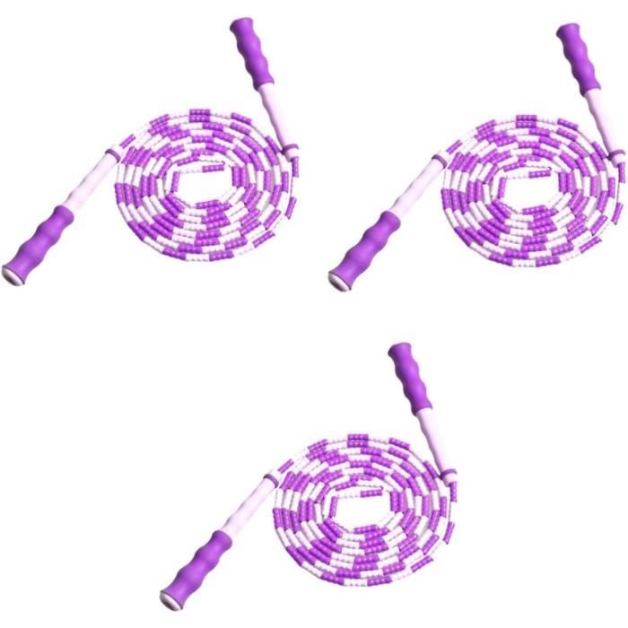 MoKo Corde à Sauter 2 Pièces TPU Ajustable – Skipping Rope Fitness Antidérapante, Idéale Hommes Femmes Enfants, Entraînement Vitesse