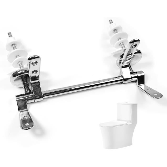 Kit Fixation Abattant WC Universel - 12 Pièces Avec Vis Expansion, Pour WC Au Sol Ou Suspendu