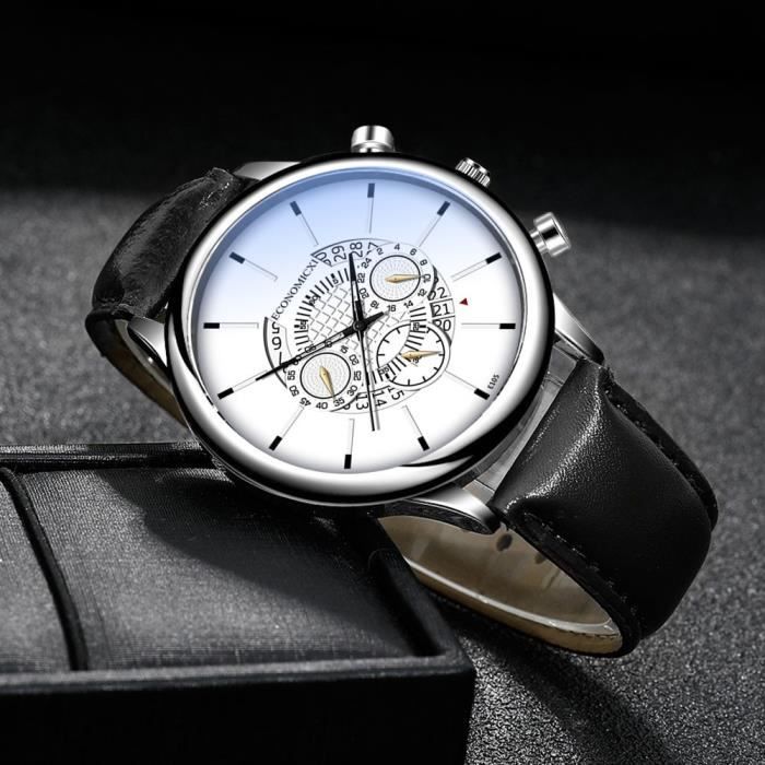 Montre Femme Analogique Avec Bracelet Silicone - Étanche 30m, Grand Cadran Facile à Lire, Style Simple Et Tendance
