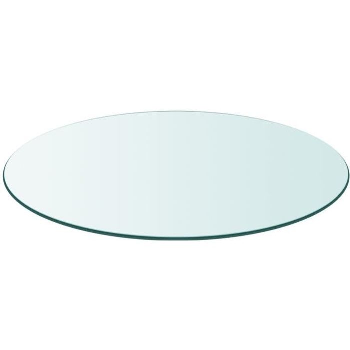 P182 Vidaxl Dessus De Table Ronde En Verre Trempe 900 Mm Achat Vente Plateau De Table P182 Vidaxl Dessus De Table Cdiscount